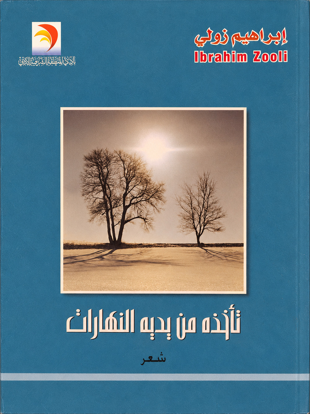 غلاف ديوان تأخذه من يديه النهارات